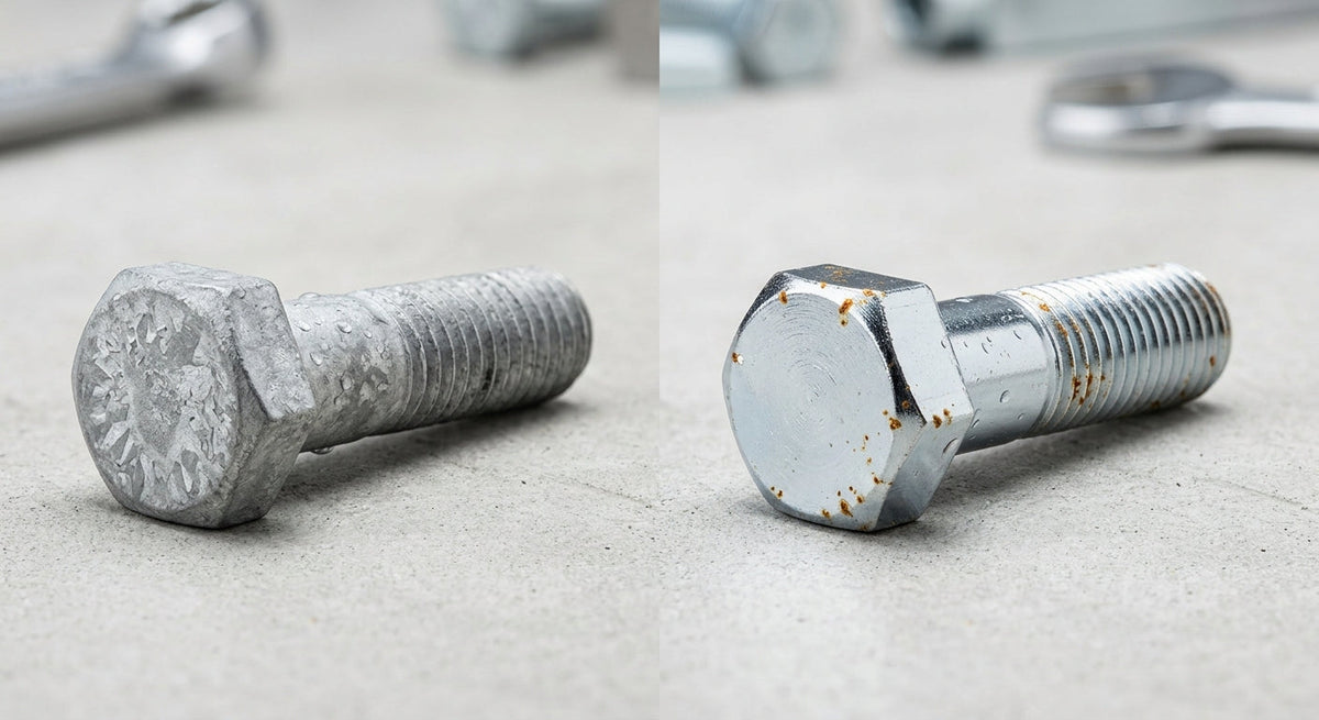 Hot-Dip vs. Zinc-Plated: Why Two "Galvanized" Bolts Rust at Different Speeds